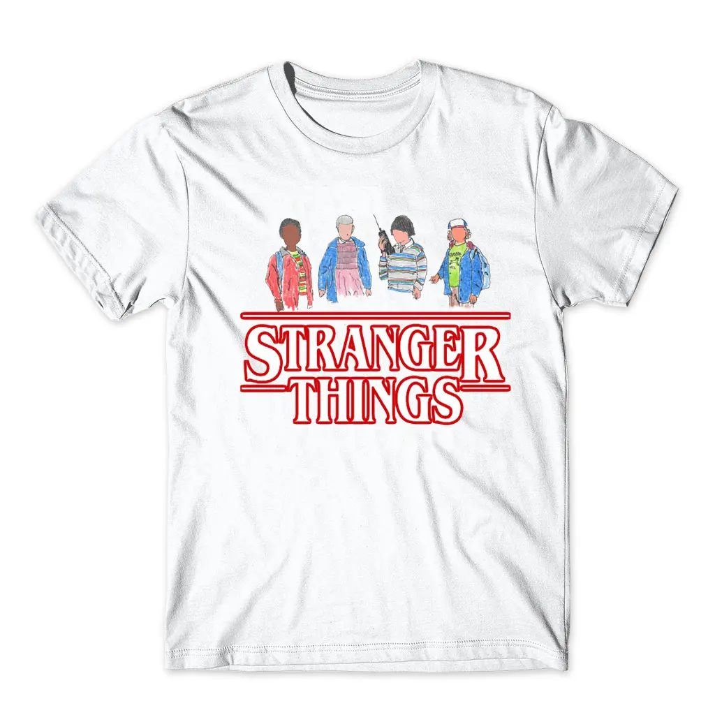 New Arrival Stranger Things Summer T-shirt Men Short Sleeve TShirts White Funny T Shirts for Men in Tee
New Arrival Stranger Things Summer T-shirt Men Short Sleeve TShirts White Funny T Shirts for Men in Tee