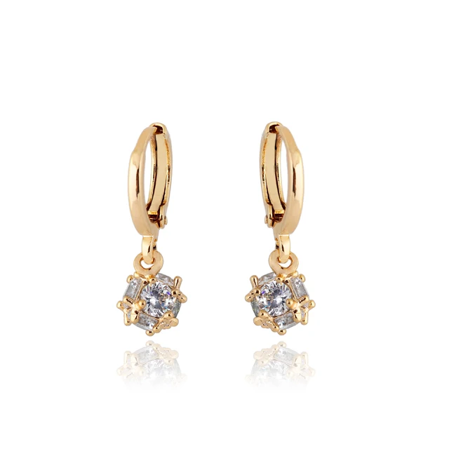 Фото 2018 new crystal Drop Earrings for women Square Cubic Zircon Luxury Wedding Jewelry Hot Sale fashion jewelry Dropshipp | Украшения и