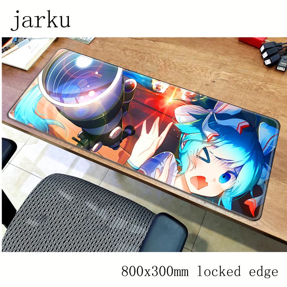 Hatsune Miku pad mouse computador gamer mause pad 800x300X2MM padmouse big Adorable mousepad ergonomic gadget office desk mats
Hatsune Miku pad mouse computador gamer mause pad 800x300X2MM padmouse big Adorable mousepad ergonomic gadget office desk mats