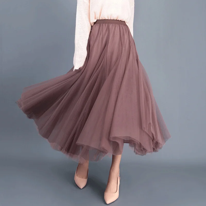 BGTEEVER Vintage Mesh Tulle Skirt Pleated Tutu Skirts Womens Lolita Petticoat Bridesmaids Vintage Long Skirt Jupe Saias faldas
BGTEEVER Vintage Mesh Tulle Skirt Pleated Tutu Skirts Womens Lolita Petticoat Bridesmaids Vintage Long Skirt Jupe Saias faldas