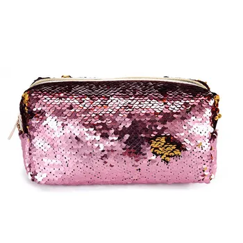 Hot Selling Women Sequins Glitter Makeup Case Travel Organizer Cosmetic Bags Zipper Mermaid Party Purse Pouch -B5
Hot Selling Women Sequins Glitter Makeup Case Travel Organizer Cosmetic Bags Zipper Mermaid Party Purse Pouch -B5