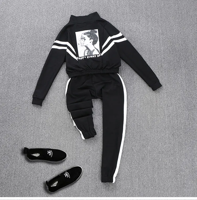 Women fashion casual loose bat sweatshirt top+loose pants suit, women's 2 pieces suit
Women fashion casual loose bat sweatshirt top+loose pants suit, women's 2 pieces suit