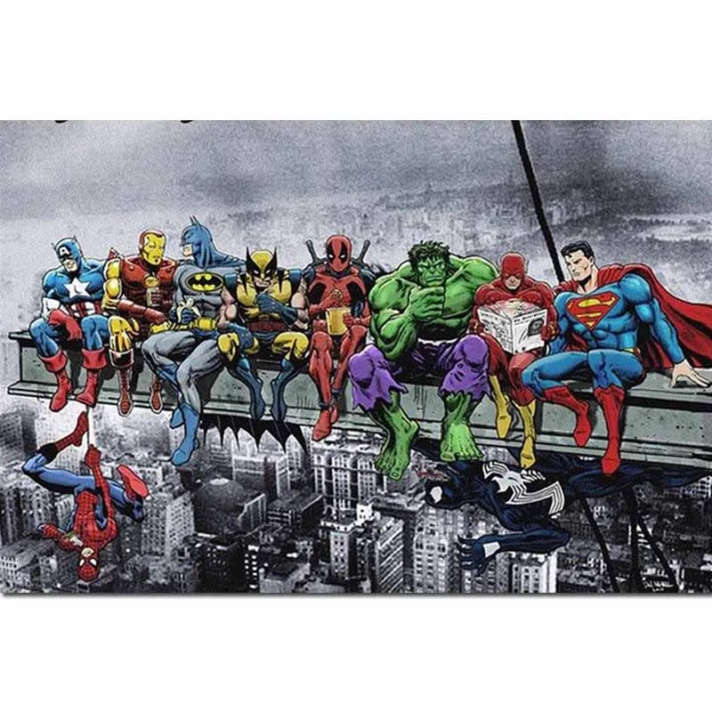 Full Square 5d Diy Diamond Painting Spiderman/Batman/Iron Man Diamond Embroidery Avengers Rhinestone Kits Home Wall Decor Z100
Full Square 5d Diy Diamond Painting Spiderman/Batman/Iron Man Diamond Embroidery Avengers Rhinestone Kits Home Wall Decor Z100