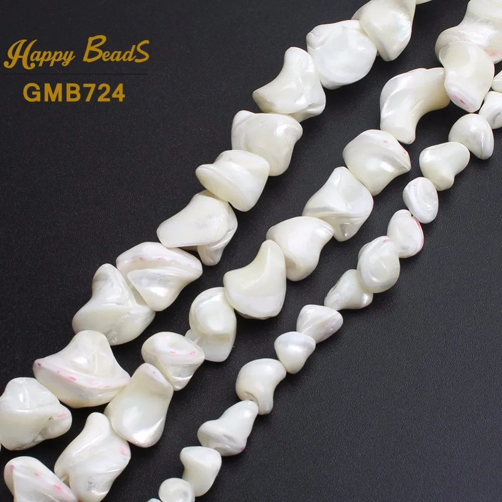Natural White Irregular Mother Of Pearl Shell Beads For Making Jewelry 7-16mm 15inches Women's Bracelet Necklace jewelry-F01112
Natural White Irregular Mother Of Pearl Shell Beads For Making Jewelry 7-16mm 15inches Women's Bracelet Necklace jewelry-F01112
