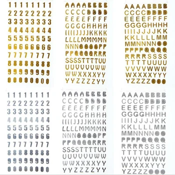 3 Pieces / Batch Flashing Stickers Gold Silver Number Handwritten Letter Album Diary Scrapbook Diy Stationery
3 Pieces / Batch Flashing Stickers Gold Silver Number Handwritten Letter Album Diary Scrapbook Diy Stationery