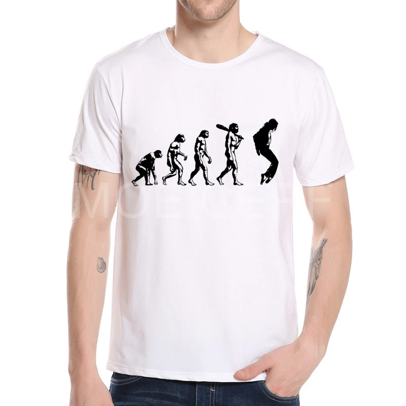 Theory Of Evolution Short Sleeve Michael Jackson Man T-Shirts Summer Personalised Tee Shirt For Men O-Neck Brand Clothing K4-10#
Theory Of Evolution Short Sleeve Michael Jackson Man T-Shirts Summer Personalised Tee Shirt For Men O-Neck Brand Clothing K4-10#