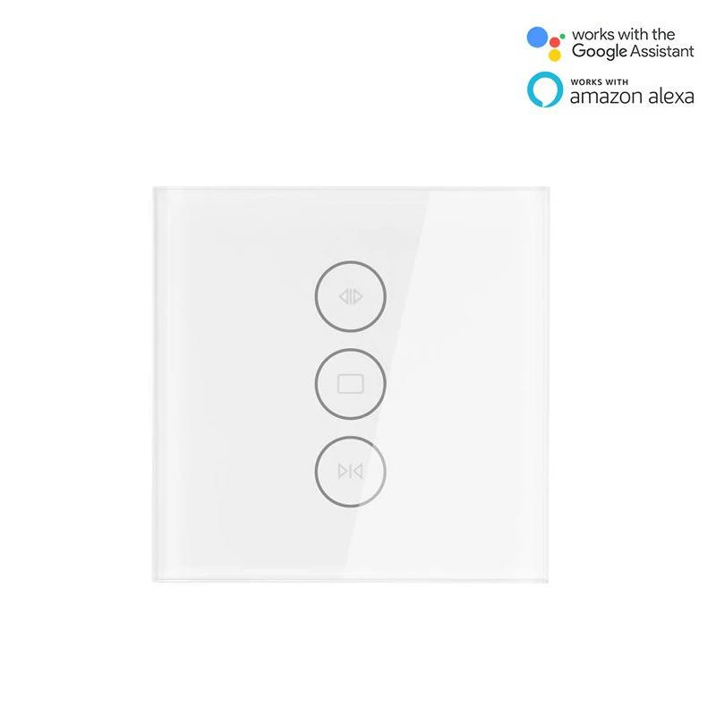 EU Touch Wall Wifi Curtain Switch remote Control/voice control work with Alexa google home For Motor Roller Shutter smart home
EU Touch Wall Wifi Curtain Switch remote Control/voice control work with Alexa google home For Motor Roller Shutter smart home
