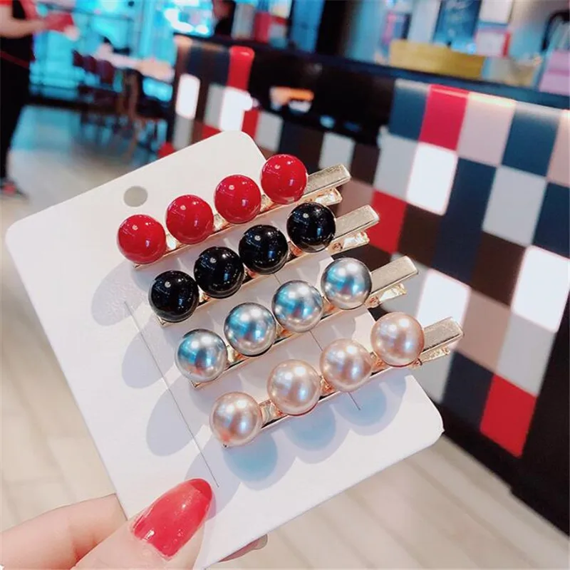 New Korea pearl hair pins Elegant hair barrette Fashion Geometric hair clip pin Claws wedding hair jewelry accessories for women
New Korea pearl hair pins Elegant hair barrette Fashion Geometric hair clip pin Claws wedding hair jewelry accessories for women
