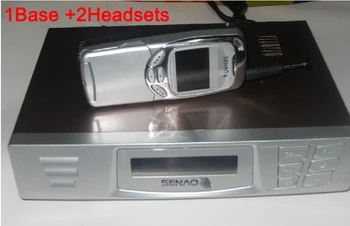 Handheld cordless telephone sn629 1 base support 9 extra handset Duplex Intercom A set of 1Base+2Headsets
Handheld cordless telephone sn629 1 base support 9 extra handset Duplex Intercom A set of 1Base+2Headsets