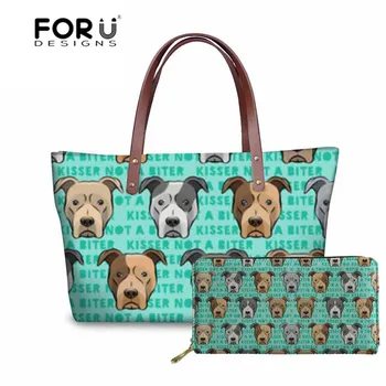 FORUDESIGNS Pit Bull Terrier Printing Purses and Handbags Women Bag Casual Tote Bags Large Shoulder Bag for Women Messenger Bags
FORUDESIGNS Pit Bull Terrier Printing Purses and Handbags Women Bag Casual Tote Bags Large Shoulder Bag for Women Messenger Bags