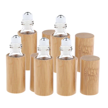 Lot of 5Pcs Premium 5ml Mini Natural Bamboo Refillable Empty Makeup Perfume Liquid Bottles Vial for Travel Women Men
Lot of 5Pcs Premium 5ml Mini Natural Bamboo Refillable Empty Makeup Perfume Liquid Bottles Vial for Travel Women Men