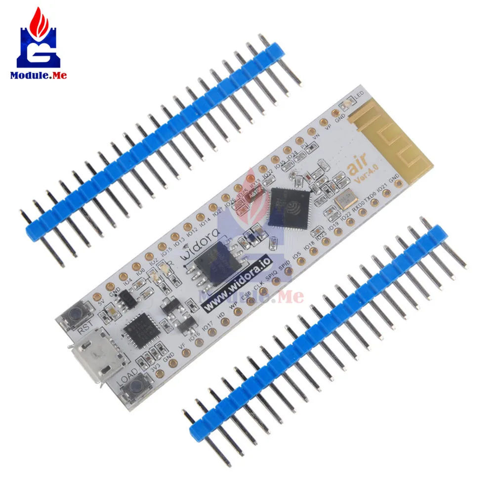 ESP32 NodeMcu Development Board Widora-AIR V4.0 Dual-Core WIFI Internet of Things Board Module 240Mhz Micro USB 3.3V Pins
ESP32 NodeMcu Development Board Widora-AIR V4.0 Dual-Core WIFI Internet of Things Board Module 240Mhz Micro USB 3.3V Pins