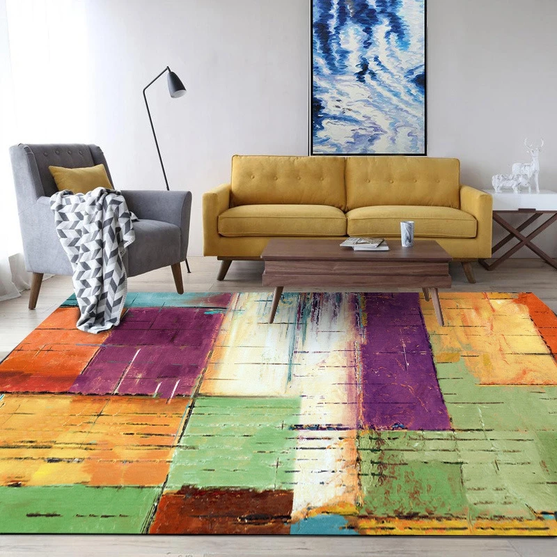 Abstract Watercolor Geometric Large Rugs and Carpets Living Room Floor Mat Coffee Table Sofa Bedroom Blanket Bedside Area Rugs
Abstract Watercolor Geometric Large Rugs and Carpets Living Room Floor Mat Coffee Table Sofa Bedroom Blanket Bedside Area Rugs
