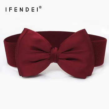 IFENDEI Brand Bow-knot Belt Women Designer Ladies Butterfly Elastic Belts Waist Fashion Wide Strap For Evening Dress Party Skirt
IFENDEI Brand Bow-knot Belt Women Designer Ladies Butterfly Elastic Belts Waist Fashion Wide Strap For Evening Dress Party Skirt