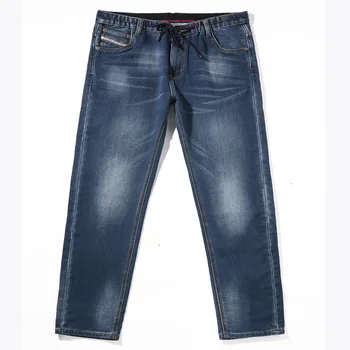 new arrivalwinter winter And Autumn casual fashion mid waist jeans elastic waist drawstring close feet men plus size L-7XL
new arrivalwinter winter And Autumn casual fashion mid waist jeans elastic waist drawstring close feet men plus size L-7XL