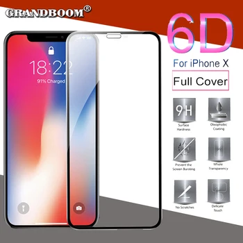 50pcs 6D Edge Curved Full Cover Tempered Glass For iPhone 11 Pro Max XS XR X 8 7 6 6S Plus 9 Hardness Protective Film Screen Protector
50pcs 6D Edge Curved Full Cover Tempered Glass For iPhone 11 Pro Max XS XR X 8 7 6 6S Plus 9 Hardness Protective Film Screen Protector