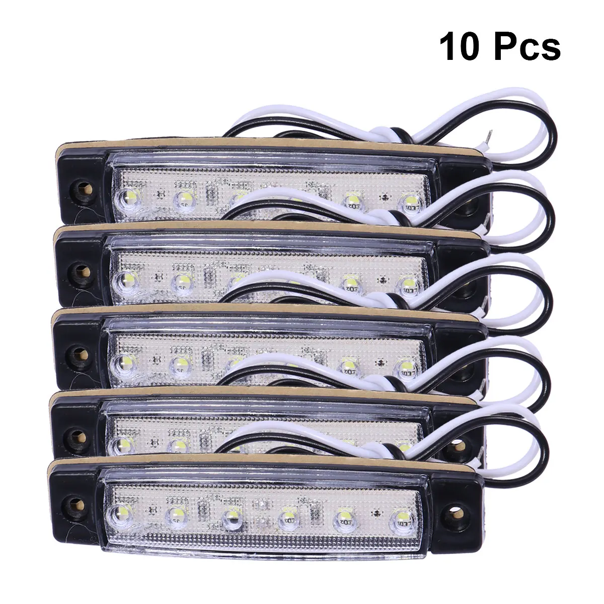 10 Pcs 12V 6 LED Tail Light LED Replacement Turn Signal Brake Side Marker Taillight
10 Pcs 12V 6 LED Tail Light LED Replacement Turn Signal Brake Side Marker Taillight