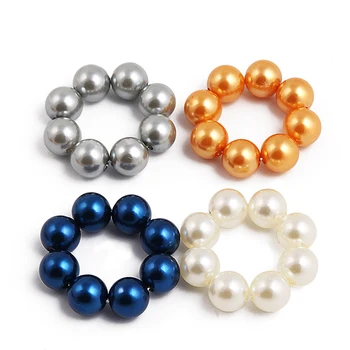 2019 Big Pearls Beads Elastic Hair Bands Scrunchies Hair Rope Rubber Hair Ties For Girls Women Ponytail Holder Hair Accessories
2019 Big Pearls Beads Elastic Hair Bands Scrunchies Hair Rope Rubber Hair Ties For Girls Women Ponytail Holder Hair Accessories