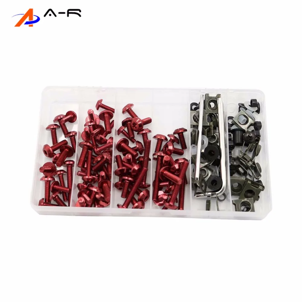 Fairing Bolts Nuts Fastener Washer Kit Clips Screws for Honda CR125R CR250 CRE250 CRF250R X CRF450R X CR500R 
Fairing Bolts Nuts Fastener Washer Kit Clips Screws for Honda CR125R CR250 CRE250 CRF250R X CRF450R X CR500R