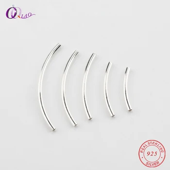 3MM 1 piece silver Curved tube 925 sterling silver Connector silver long beads for Bracelet Fashion Jewelry Making Findings
3MM 1 piece silver Curved tube 925 sterling silver Connector silver long beads for Bracelet Fashion Jewelry Making Findings
