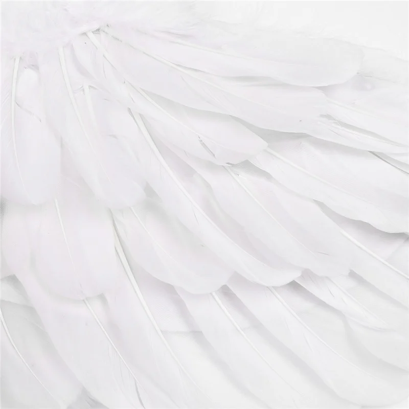 Детские вечерние костюмы YiZYiF с белыми перьями и крыльями ангела для танцев