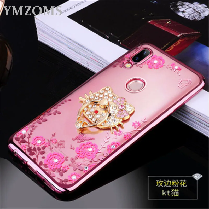 Bling Diamond Case For Huawei Nova 3 3i 3e Mate 20 Lite 20Pro 7X Y7 Y6 Y5 Prime 2018 Finger Ring Kitty Peacock Holder Phone Case
Bling Diamond Case For Huawei Nova 3 3i 3e Mate 20 Lite 20Pro 7X Y7 Y6 Y5 Prime 2018 Finger Ring Kitty Peacock Holder Phone Case