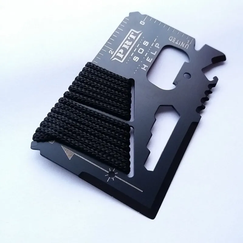 EDC Credit Card Size Multifunctional Tool with Para-cord SOS Outdoor Camping Survival Emergency Tool Pocket Knife
EDC Credit Card Size Multifunctional Tool with Para-cord SOS Outdoor Camping Survival Emergency Tool Pocket Knife