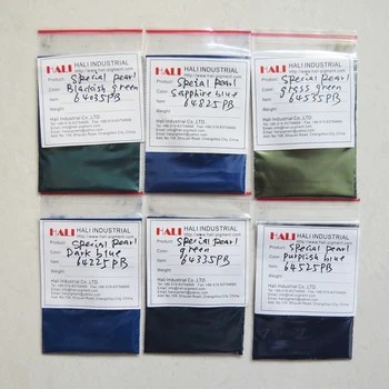 pearl pigment,pearlescent powder,pearl powder, prussian blue, dark blue, golden violet, green, grass green etc..
pearl pigment,pearlescent powder,pearl powder, prussian blue, dark blue, golden violet, green, grass green etc..