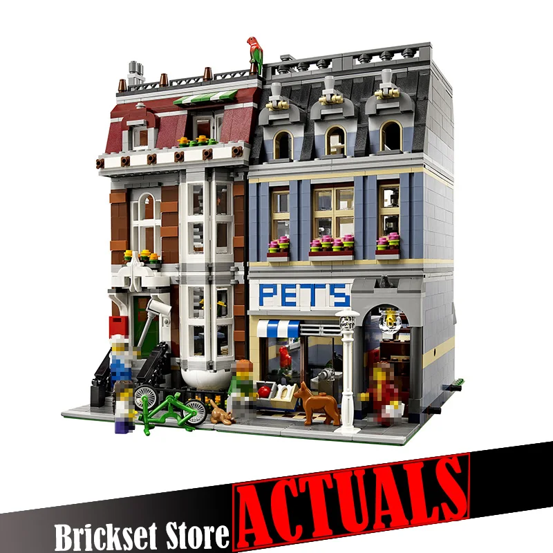 LEPIN 15009 Pet Shop Street View Creator Building Blocks Bricks Toys Educational For Children Compatible with legoINGly 10218
LEPIN 15009 Pet Shop Street View Creator Building Blocks Bricks Toys Educational For Children Compatible with legoINGly 10218