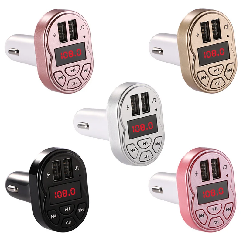 FM Transmitter Aux Modulator Bluetooth Handsfree Car Kit Car Audio MP3 Player with 3.1A Quick Charge Dual USB Car Charger
FM Transmitter Aux Modulator Bluetooth Handsfree Car Kit Car Audio MP3 Player with 3.1A Quick Charge Dual USB Car Charger
