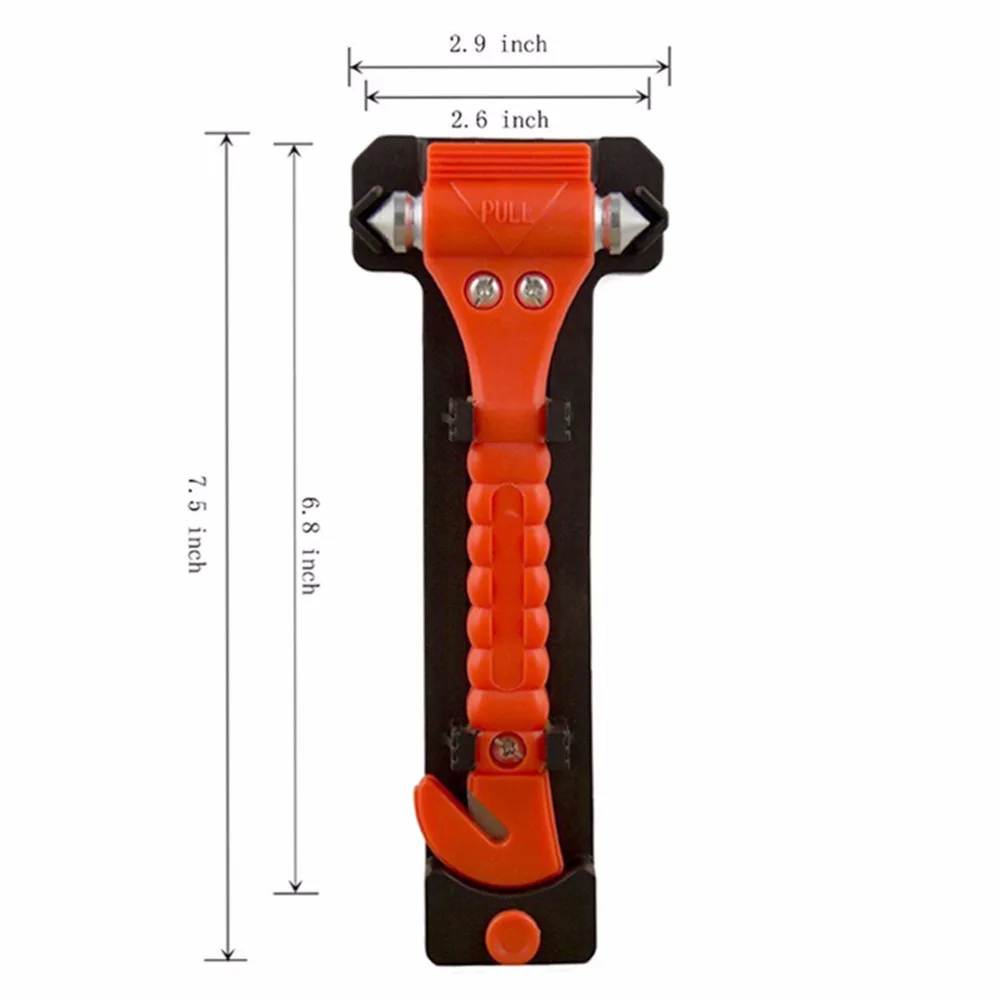 

1PCS Escape Hammer to Break Window Glass Outdoor Survival Portable Safety Hammer Camping Driving Car Seat Belt Cutter Emergency