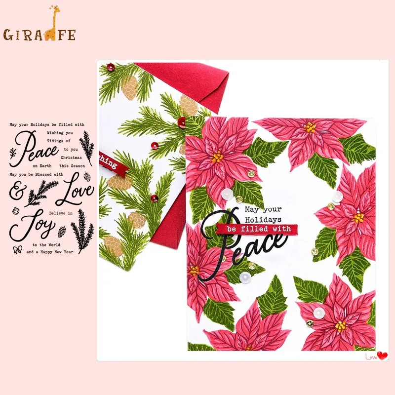Holiday blessing Decor Transparent Clear Silicone Stamp/Seal for DIY Scrapbooking/Album Craft Decorative Clear Stamps
Holiday blessing Decor Transparent Clear Silicone Stamp/Seal for DIY Scrapbooking/Album Craft Decorative Clear Stamps