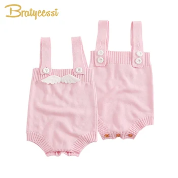 New Baby Girl Romper with Angel Wings Toddler Jumpsuit Spring Knitted Overalls Baby Girl Clothes 1 PC
New Baby Girl Romper with Angel Wings Toddler Jumpsuit Spring Knitted Overalls Baby Girl Clothes 1 PC
