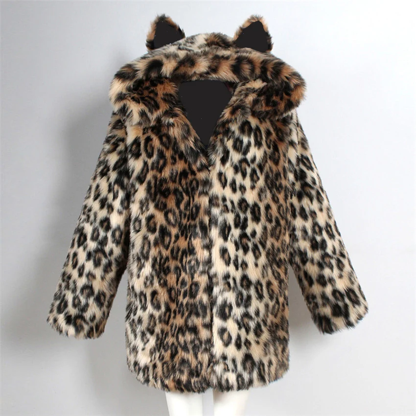 LANSHIFEI Fashion Style Female Imitation Fur Parka Faux Fur Jacket Fur Coat Warm Overcoat Cat Ear Starry Black Lining Thick Coat
LANSHIFEI Fashion Style Female Imitation Fur Parka Faux Fur Jacket Fur Coat Warm Overcoat Cat Ear Starry Black Lining Thick Coat