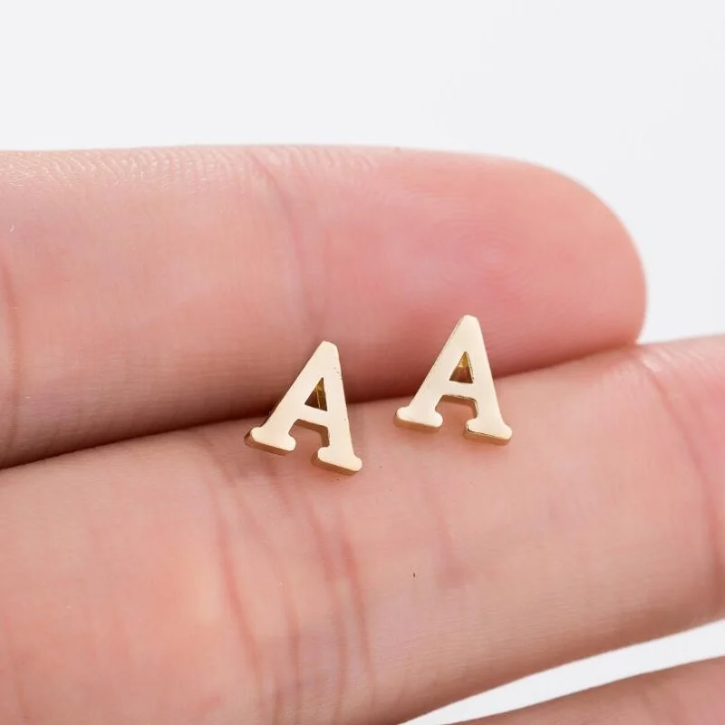 Oly2u Letters Stainless Steel Earrings Letter&Name Stud Earrings For Women Jewelry and Accessories Studs Korean Fashion
Oly2u Letters Stainless Steel Earrings Letter&Name Stud Earrings For Women Jewelry and Accessories Studs Korean Fashion