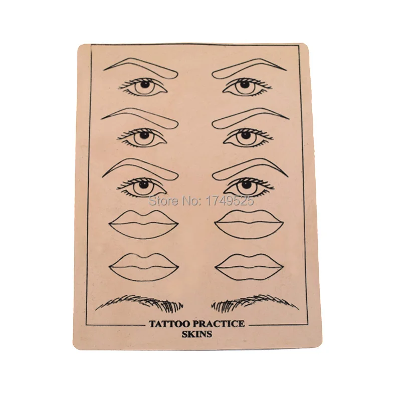 1PCS 4.5*9.5cm Top Quality Permanent Makeup Eyebrow lips Tattoo Practice Skin Training Skin Set For Beginners
1PCS 4.5*9.5cm Top Quality Permanent Makeup Eyebrow lips Tattoo Practice Skin Training Skin Set For Beginners