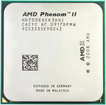 AMD Phenom II X3 700E CPU Processor Three-Core (2.4Ghz/L3 6M/65 Watt/2000 GHz) socket am3 am2+
AMD Phenom II X3 700E CPU Processor Three-Core (2.4Ghz/L3 6M/65 Watt/2000 GHz) socket am3 am2+