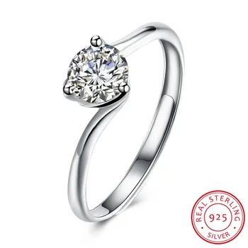 Simple 925 Sterling Silver Rings For Women Simple Wedding Engagement Rings For Woman Bands Jewelry Valentine's Anillos Gift
Simple 925 Sterling Silver Rings For Women Simple Wedding Engagement Rings For Woman Bands Jewelry Valentine's Anillos Gift