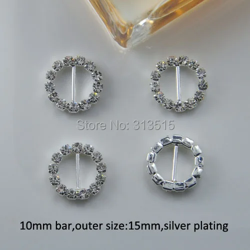 (M0163-10mm inner bar) round rhinestone ribbon slider for wedding invitation card in silver or gold plating
(M0163-10mm inner bar) round rhinestone ribbon slider for wedding invitation card in silver or gold plating