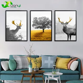 Poster Nordic Deer Wall Art Canvas Painting Home Decoration Posters Prints Black And White Wall Picture For Living Room Unframed
Poster Nordic Deer Wall Art Canvas Painting Home Decoration Posters Prints Black And White Wall Picture For Living Room Unframed