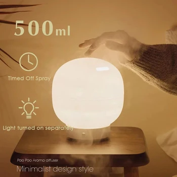New PaoPao Aroma Diffuser 500ml USB Aromatherapy Essential Oil Diffuser Warm Night Light Desktop Air Humidifier For Home
New PaoPao Aroma Diffuser 500ml USB Aromatherapy Essential Oil Diffuser Warm Night Light Desktop Air Humidifier For Home