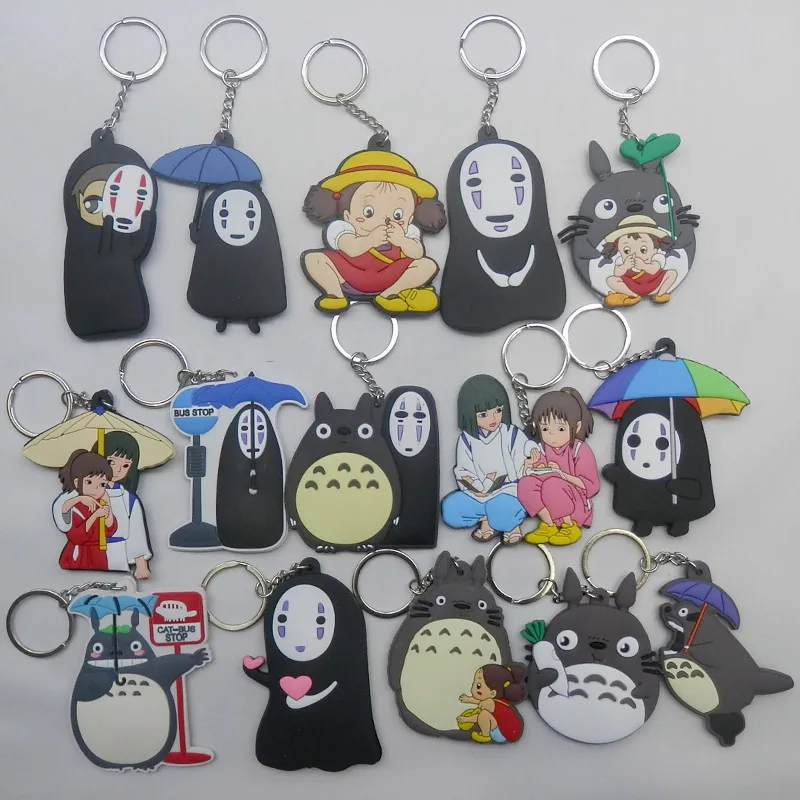 Anime Miyazaki Hayao Spirited Away My neighbor totoro figures PVC Keychains Toys Key Chains Pendants Girls Toys Christmas Gifts
Anime Miyazaki Hayao Spirited Away My neighbor totoro figures PVC Keychains Toys Key Chains Pendants Girls Toys Christmas Gifts