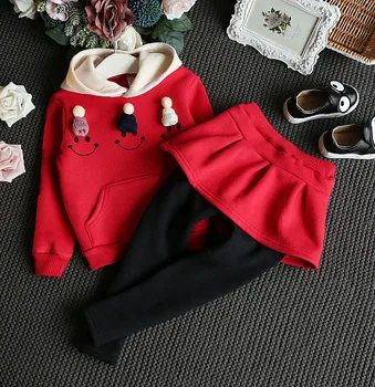 Autumn Winter Girl Hooded Sweatshirt + Skirt Pants 2 Pcs Thickened Tops + Leggings Trousers Children Clothing 2-6 Years
Autumn Winter Girl Hooded Sweatshirt + Skirt Pants 2 Pcs Thickened Tops + Leggings Trousers Children Clothing 2-6 Years