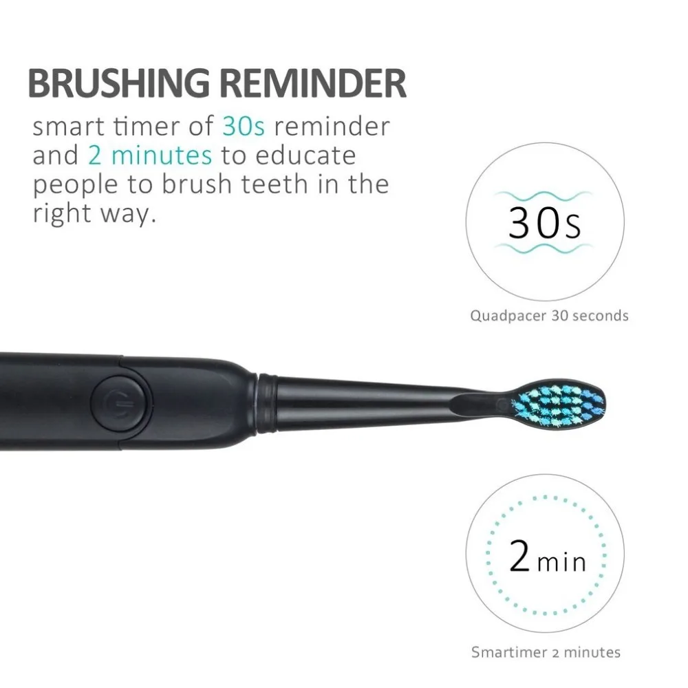 Electric Toothbrush USB Rechargeable Smart Timer Sonic Toothbrush With 5 Optional Modes Dental Care Massager