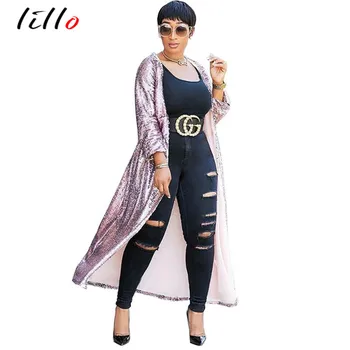2019 sexy sequins sleeves large size cardigan jacket fashion versatile jacket cardigan casual temperament jacket women coat
2019 sexy sequins sleeves large size cardigan jacket fashion versatile jacket cardigan casual temperament jacket women coat