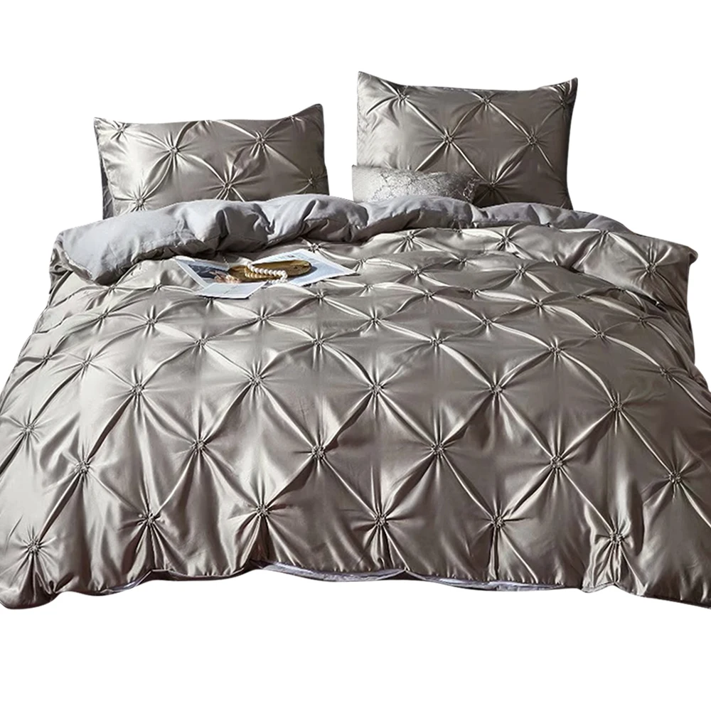 White Duvet Cover Set Pinch Pleat Twin/Queen/King Size Bedclothes Bedding Sets Luxury Home Hotel Use
White Duvet Cover Set Pinch Pleat Twin/Queen/King Size Bedclothes Bedding Sets Luxury Home Hotel Use