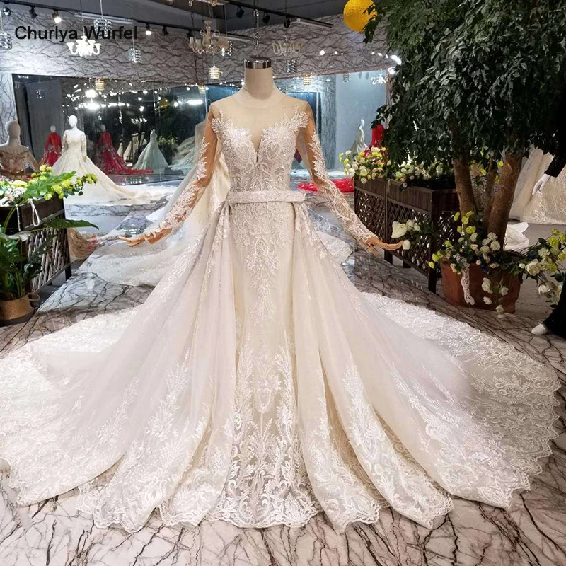 HTL132 detachable train mermaid wedding dresses heavy handmade crystal western style wedding gowns 2019 new fashion design
HTL132 detachable train mermaid wedding dresses heavy handmade crystal western style wedding gowns 2019 new fashion design