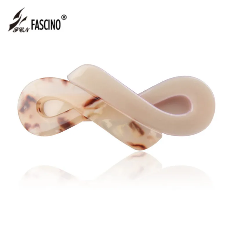 Metal Cellulose Acetate Hair Barrette Spring Clip Clamp Hair Accessories