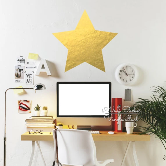 Golden Star Wall Sticker Modern Gold Star Wall Decal DIY Easy Wall Art Stars Decal Removable Wall Decor Cut Vinyl M69
Golden Star Wall Sticker Modern Gold Star Wall Decal DIY Easy Wall Art Stars Decal Removable Wall Decor Cut Vinyl M69