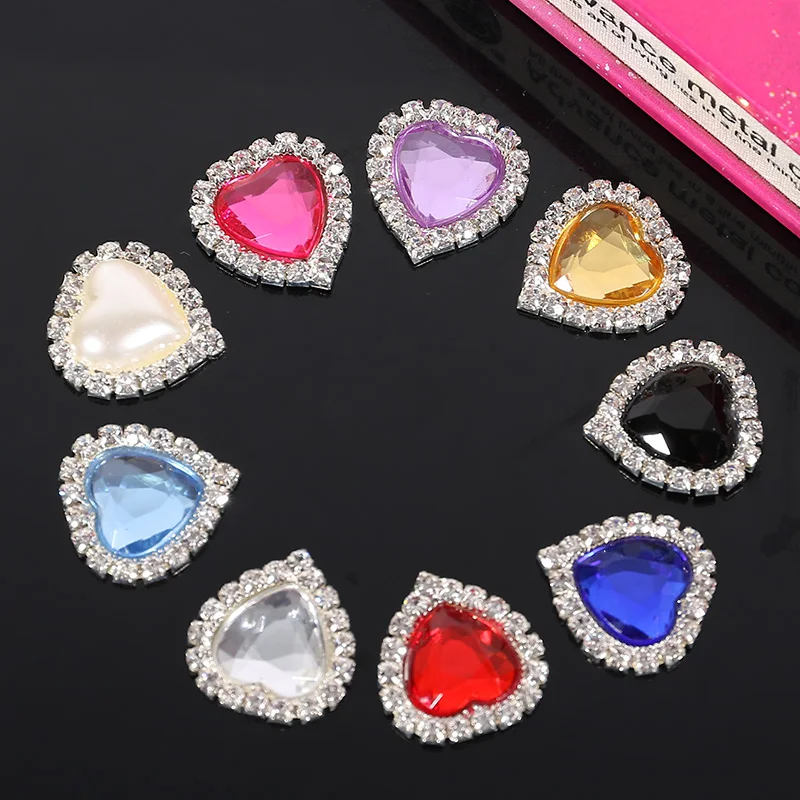 2018New 100Pcs Heart Love Metal Rhinestone With Acryl Center Button Wedding Embellishment Hair Craft BT05
2018New 100Pcs Heart Love Metal Rhinestone With Acryl Center Button Wedding Embellishment Hair Craft BT05